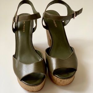 Marc Fisher Corked Wedge